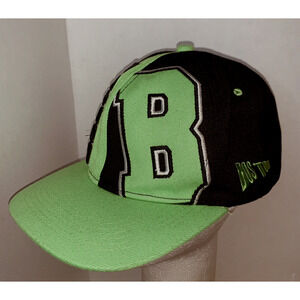 Boston Celtics Basketball Hat Mens Green Black Snapback Cap Twill Unique GUC